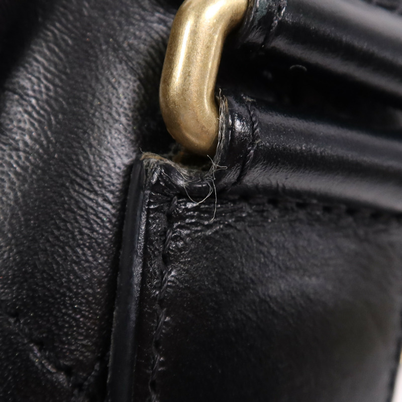 CHANEL 牛皮皮革Gabrielle Medium鏈帶肩背袋-20