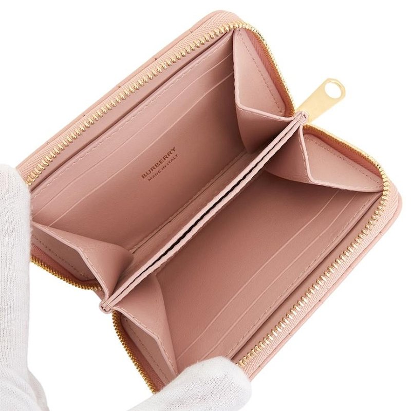 💎Han's house精品服飾💎Burberry TB 小羊皮 零錢 卡包 卡夾 14.X14.5CM 義大利製-2