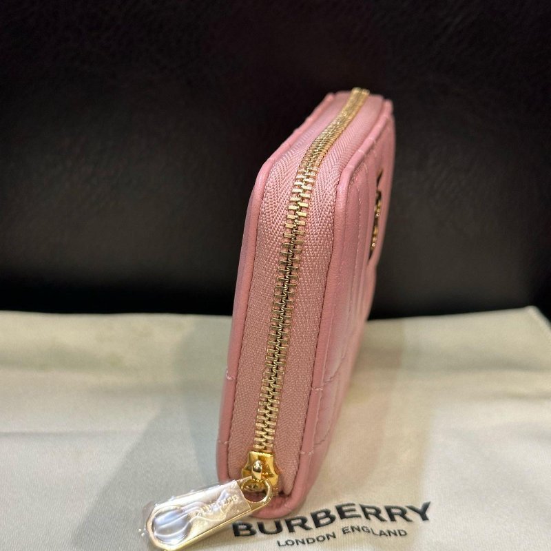 💎Han's house精品服飾💎Burberry TB 小羊皮 零錢 卡包 卡夾 14.X14.5CM 義大利製-6