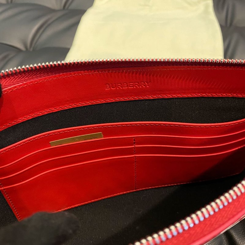 💎Han's house精品服飾💎Burberry LOGO 小牛皮 手拿包-6