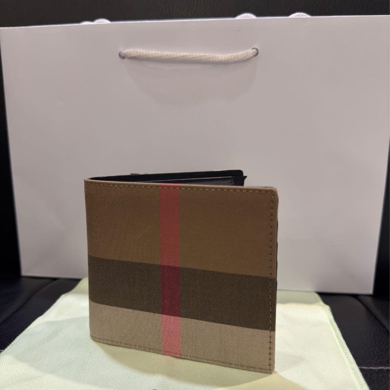 💎Han's house精品服飾💎BURBERRY 格紋 短夾  零錢袋 現貨-1