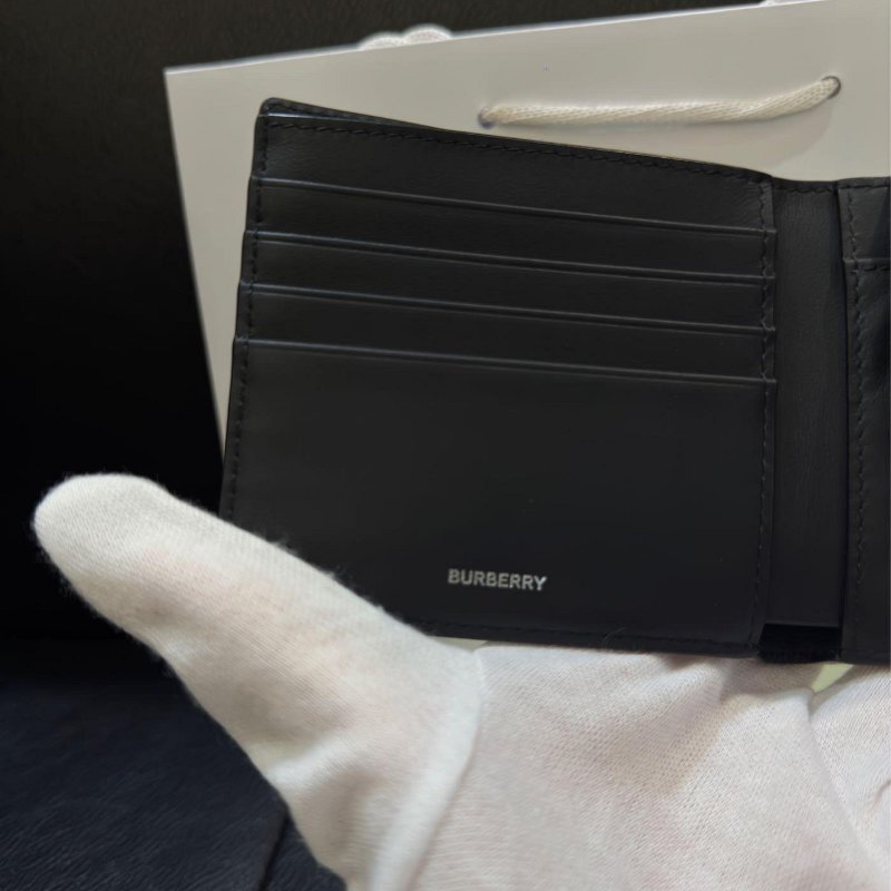 💎Han's house精品服飾💎BURBERRY 格紋 短夾  零錢袋 現貨-5