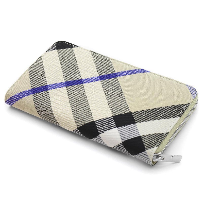 💎Han's house精品服飾💎 Burberry 格紋 拉鍊 長夾-3