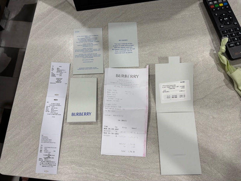 BURBERRY男士手拿包，近新閑置品，僅使用一次-6