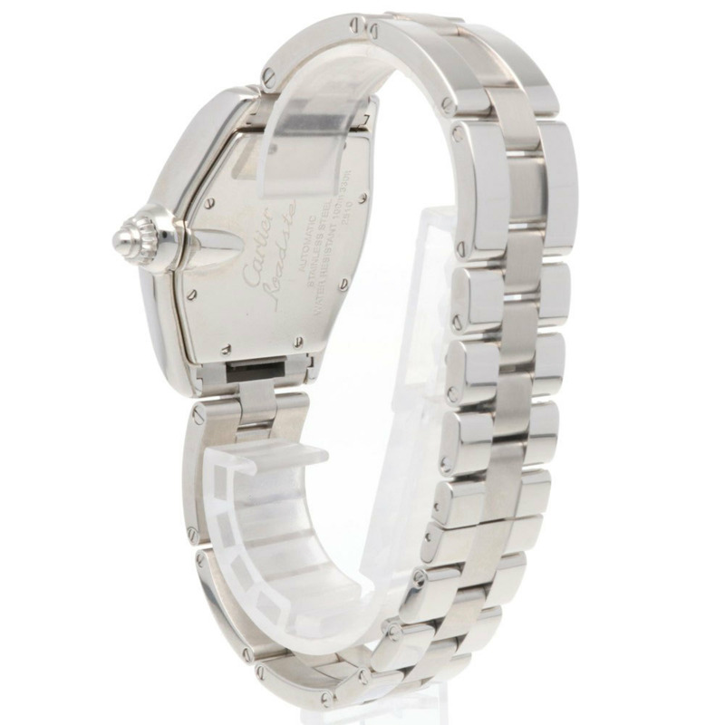 Cartier Roadster LM 腕錶,不鏽鋼,W62025V3 (2510),自動上鍊,已檢修和重新加工,男士,卡地亞-4