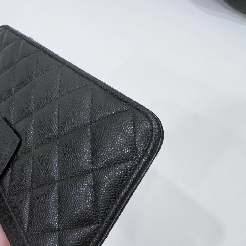 chanel 香奈兒 荔枝牛皮 皮夾 卡夾 長夾 錢包 錢夾 woc 手拿包 晚宴包-8