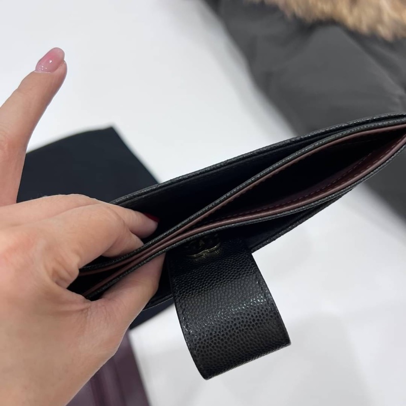 chanel 香奈兒 荔枝牛皮 皮夾 卡夾 長夾 錢包 錢夾 woc 手拿包 晚宴包-12