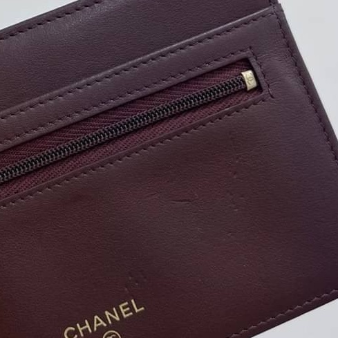 chanel 香奈兒 荔枝牛皮 皮夾 卡夾 長夾 錢包 錢夾 woc 手拿包 晚宴包-16