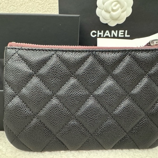 全新 Chanel 一字拉鍊零錢包-2