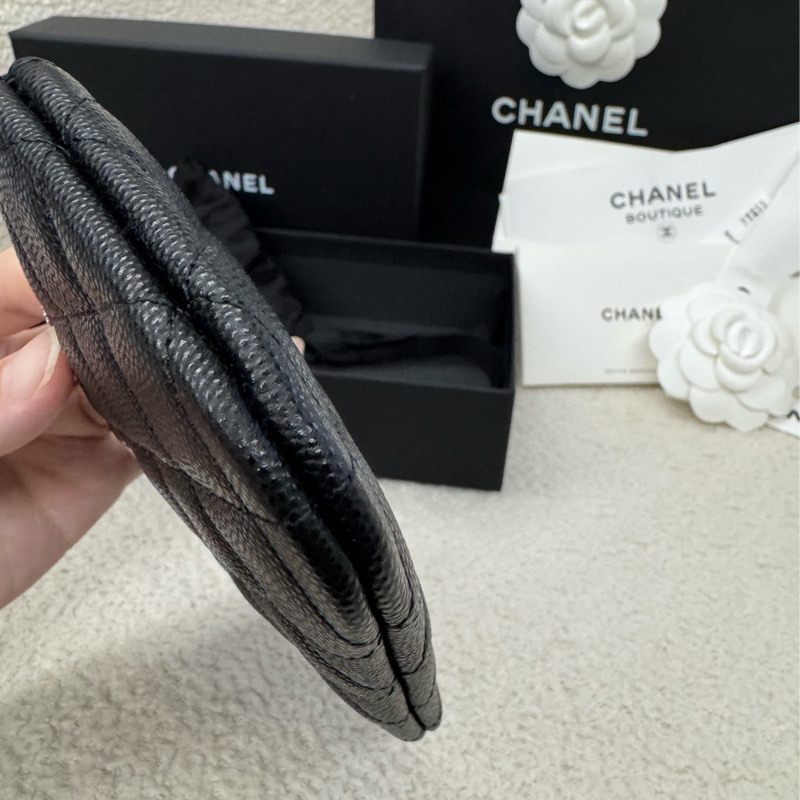 全新 Chanel 一字拉鍊零錢包-4