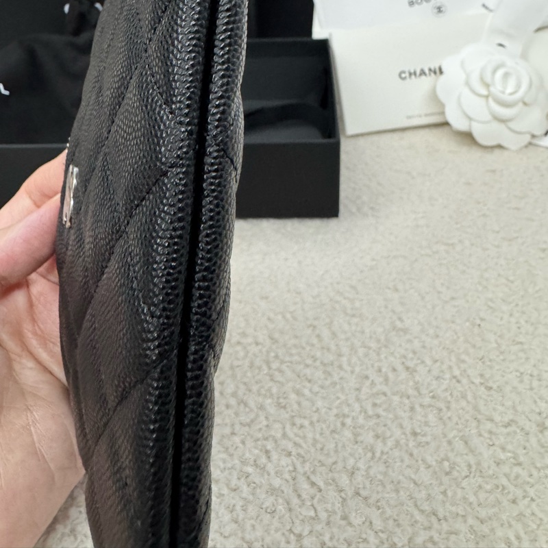 全新 Chanel 一字拉鍊零錢包-6