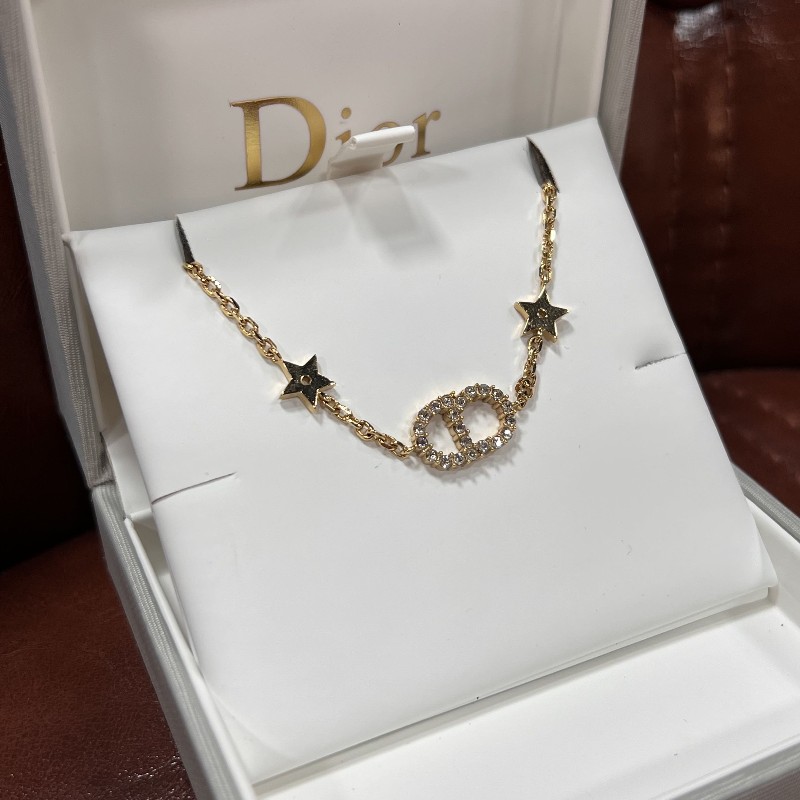 Dior 迪奧 Clair D Lune 金色滿鑽CD星星手鍊 點綴精製 非常閃亮-1