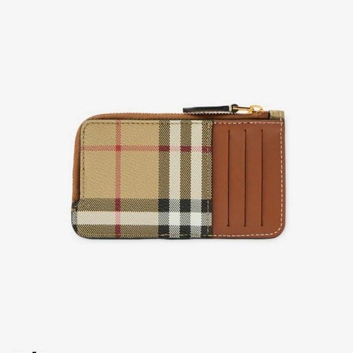 💎Han's house精品服飾💎Burberry 小牛皮 零錢包  卡夾13X8CM 義 原價11800-3