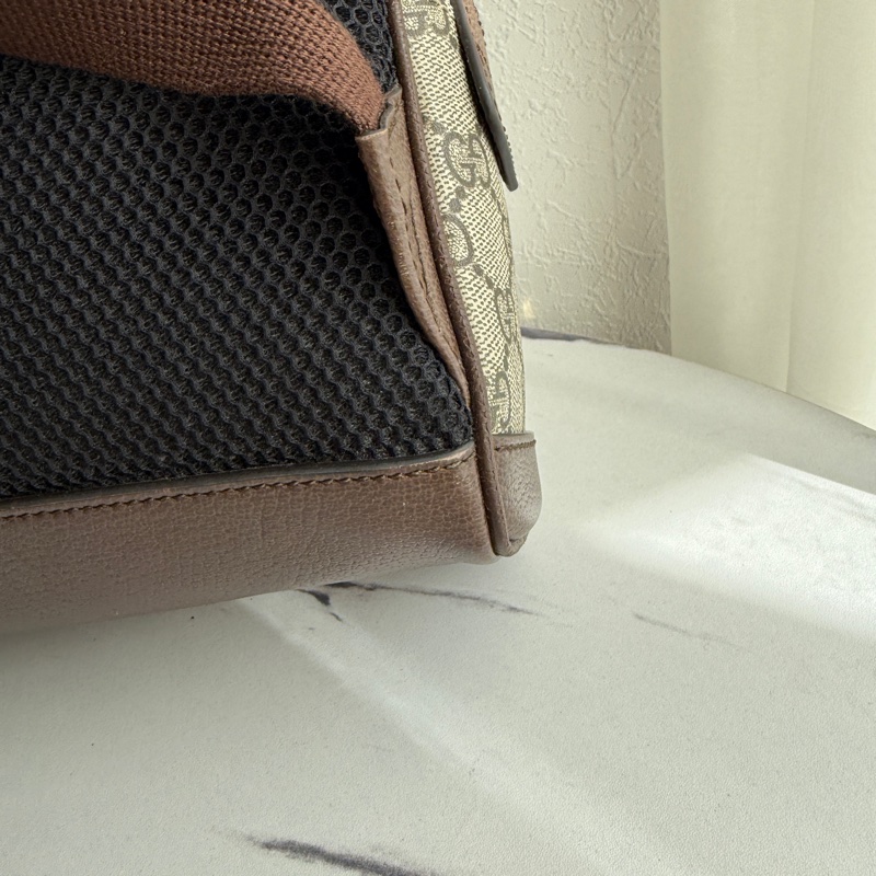 Gucci pvc紅綠後背包✨-8