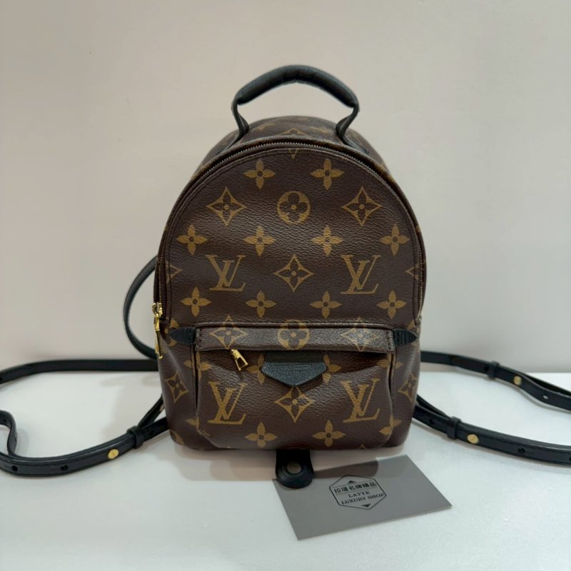 LV palm springs mini 新版 後背包/雙肩包/斜背包/手提包 M44873 88成新-1