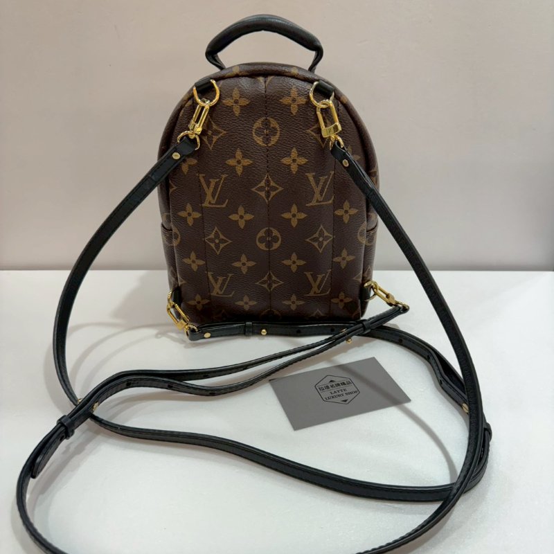 LV palm springs mini 新版 後背包/雙肩包/斜背包/手提包 M44873 88成新-2