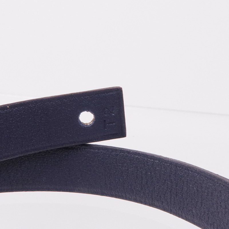 HERMES Swift皮革A to Z Bracelet銀扣手帶-9