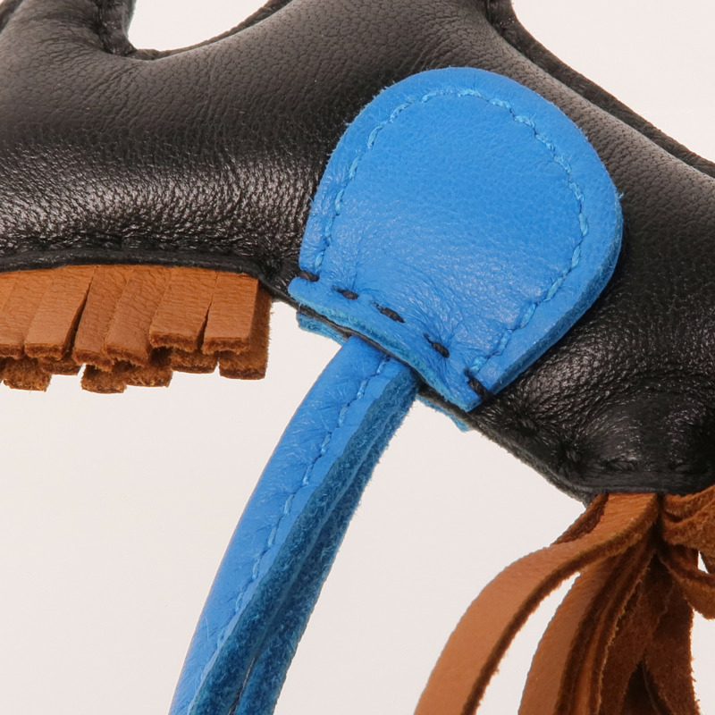 HERMES Milo皮革Rodeo PM掛飾-4