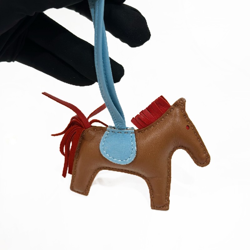 HERMES/愛馬仕 Rodeo 小馬造型 Rodeo 羊皮 掛件-3