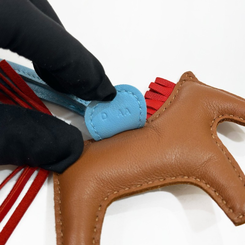 HERMES/愛馬仕 Rodeo 小馬造型 Rodeo 羊皮 掛件-5