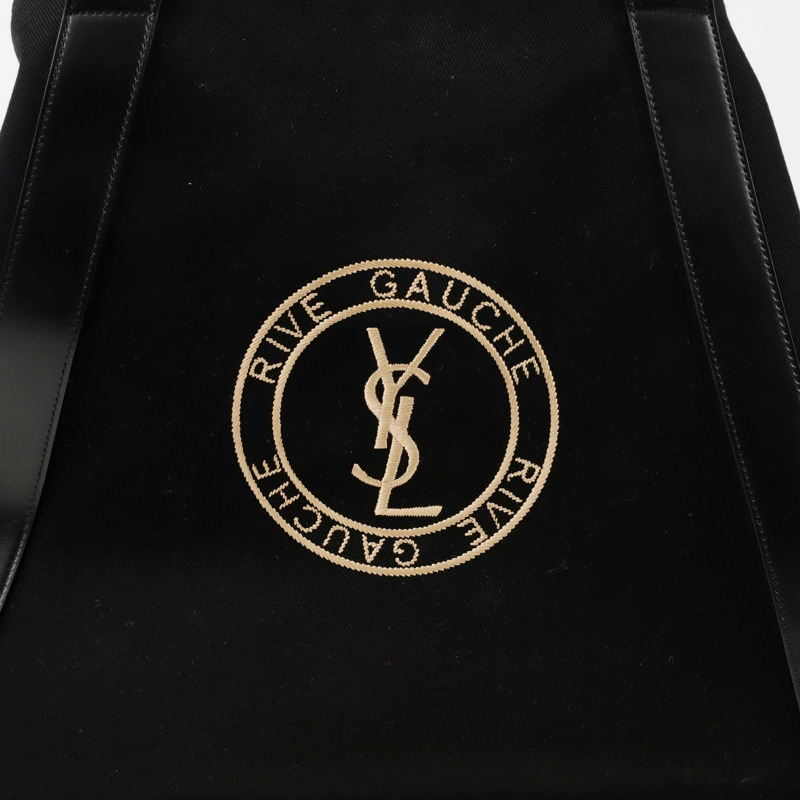 【包稅】SAINT LAURENT 780096 Rib Gosh帆布手提袋-1