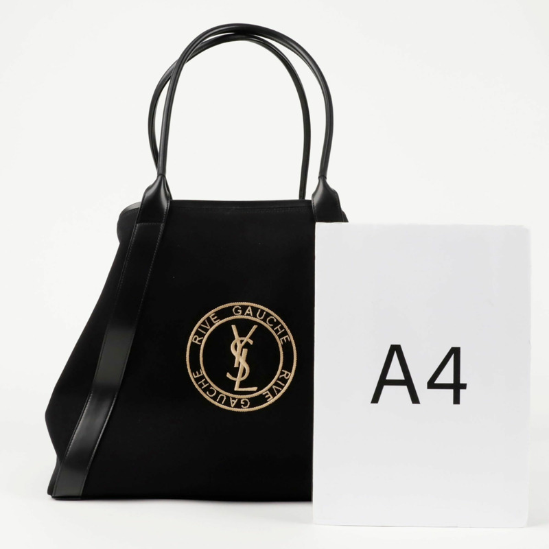 【包稅】SAINT LAURENT 780096 Rib Gosh帆布手提袋-7