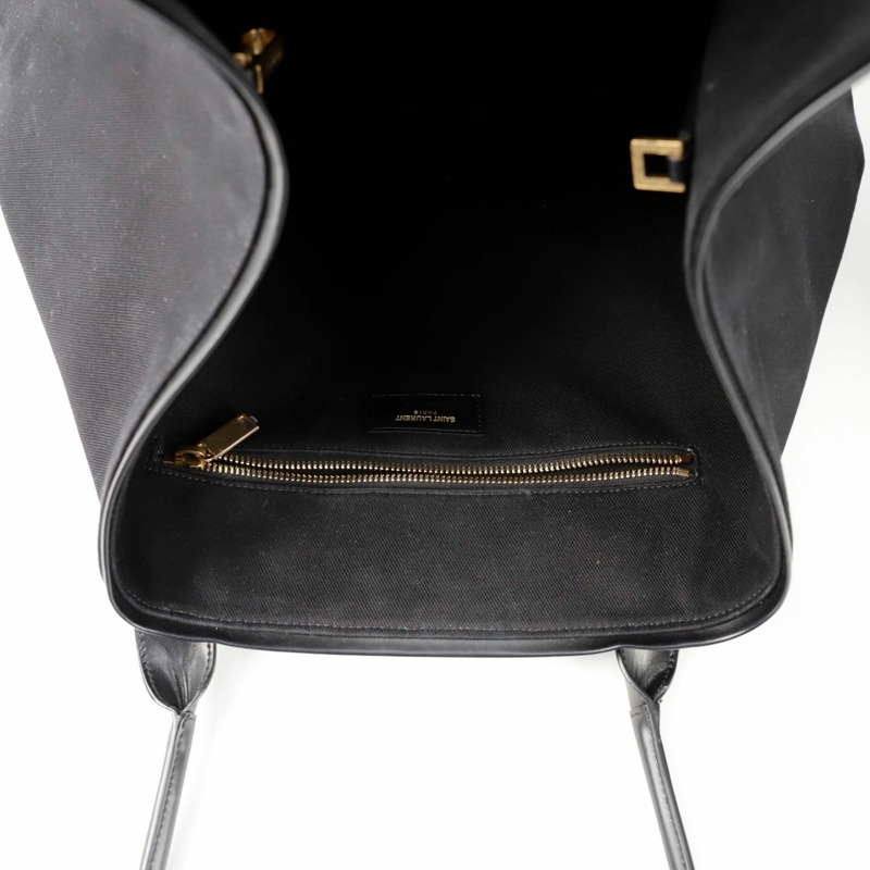 【包稅】SAINT LAURENT 780096 Rib Gosh帆布手提袋-9