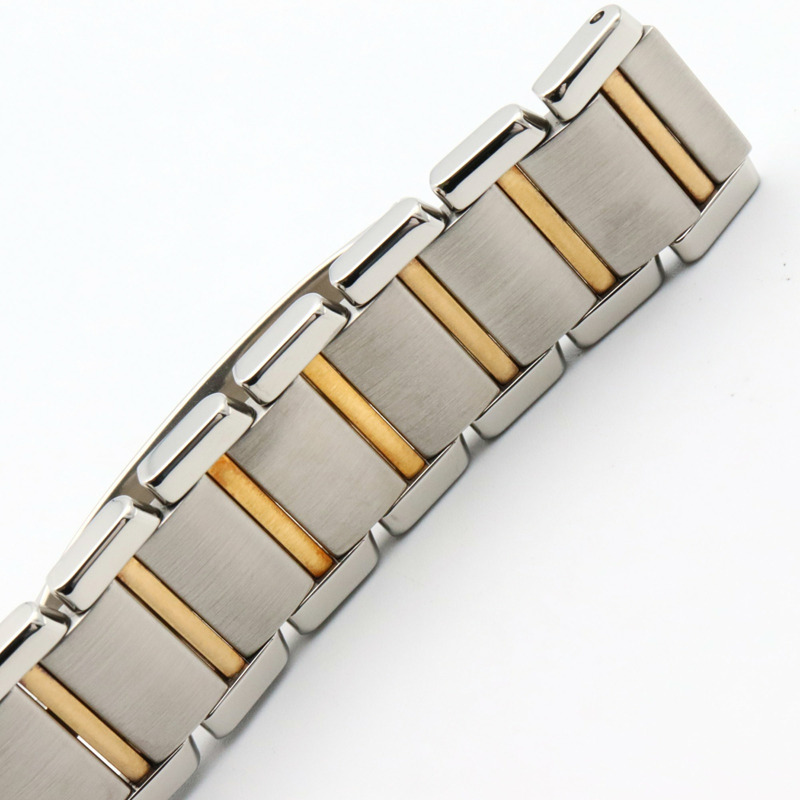 卡地亞 Tank Française 小號腕錶,18K 黃金和不鏽鋼,女士,銀色,W51007Q4-13