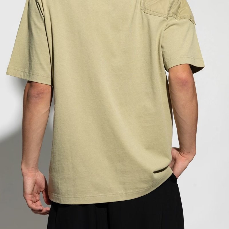 莉亞精品♡Burberry 拼接圓領短袖 尺碼XL 近新美品-1