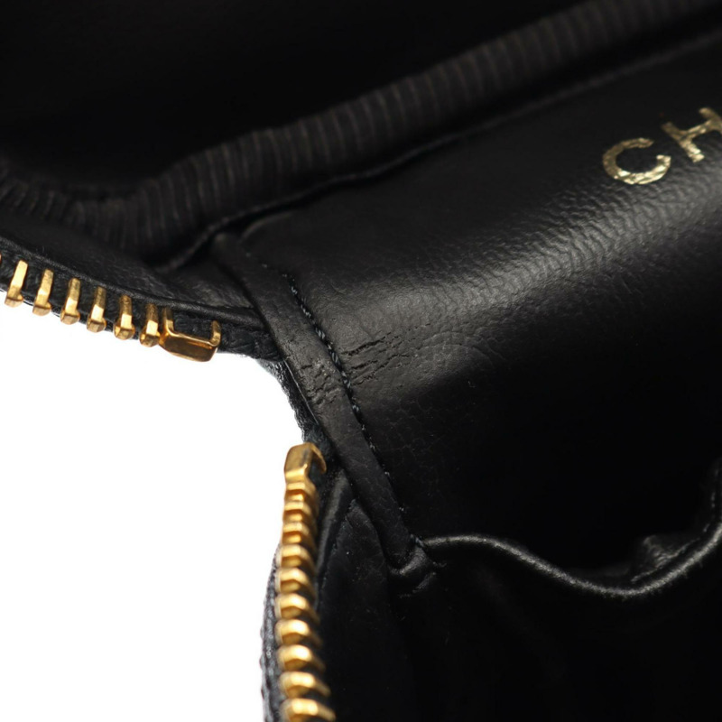 CHANEL Coco Mark 手提包,皮革小牛皮(牛皮),女士,黑色,A01998-5