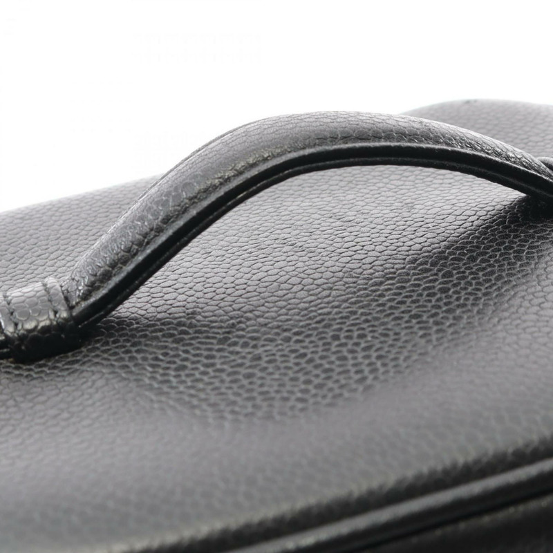 CHANEL Coco Mark 手提包,皮革小牛皮(牛皮),女士,黑色,A01998-9