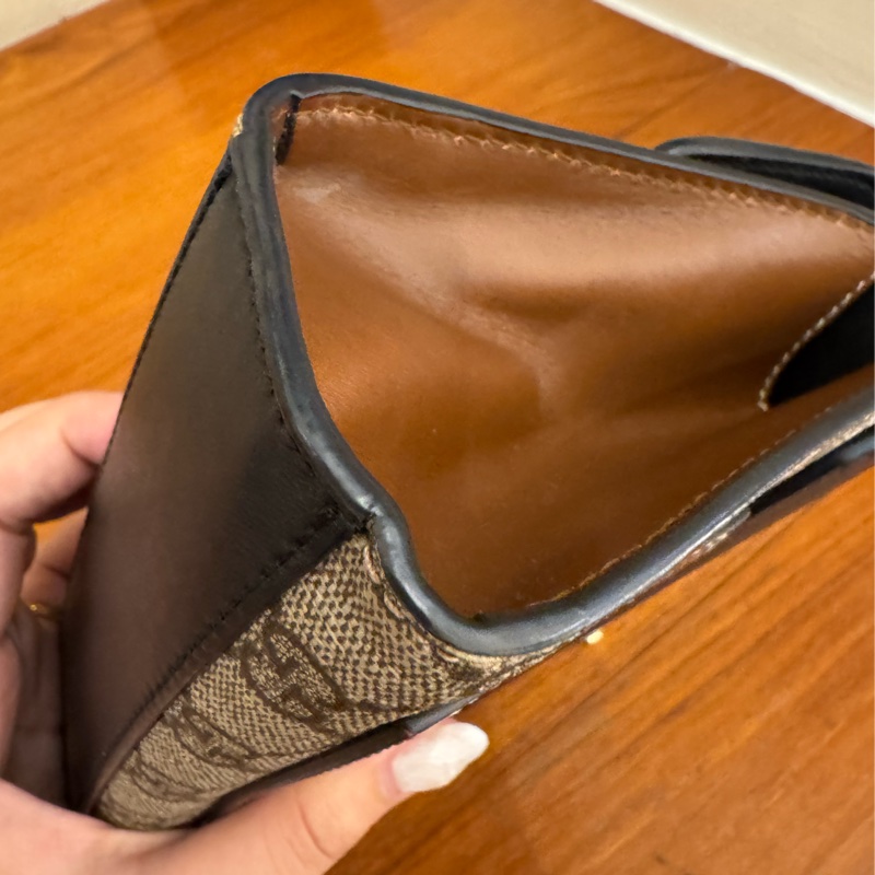 Gucci黑/咖皮革拼pvc padlock斜背包-10