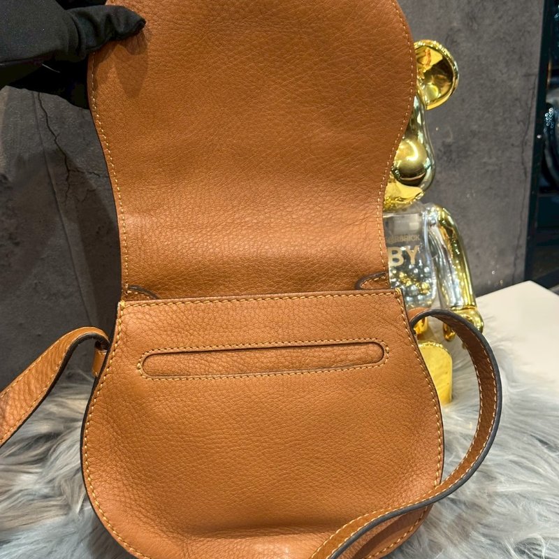 💎Han's house精品服飾💎Chloe Marcie鈴鼓/馬鞍包(小)焦糖色-2