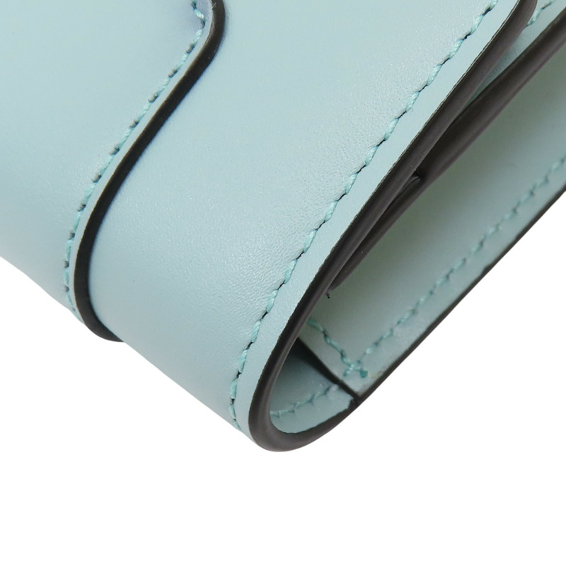 藍色 牛皮 蛇頭 Serpenti 扣式 卡夾 名片夾【BVLGARI 寶格麗】-8