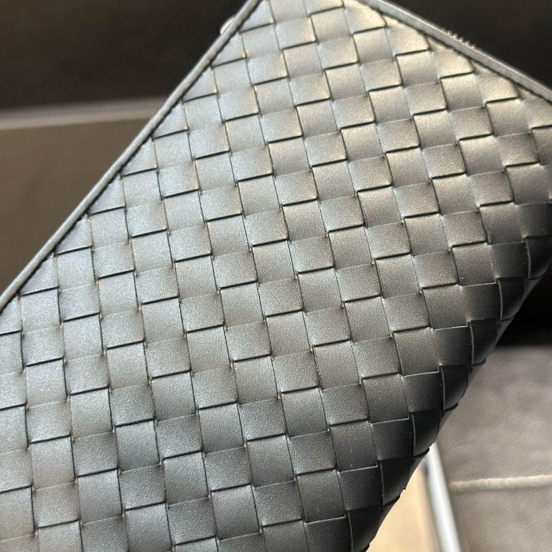 💎Han's house精品服飾💎BOTTEGA VENETA BV 編織 真皮 長夾 皮夾 義大利製-4