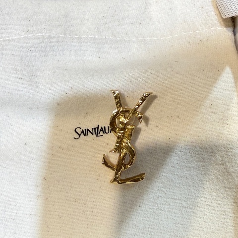 YSL單邊夾式耳環