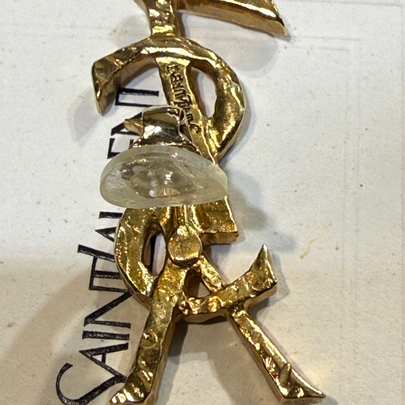 YSL單邊夾式耳環-3