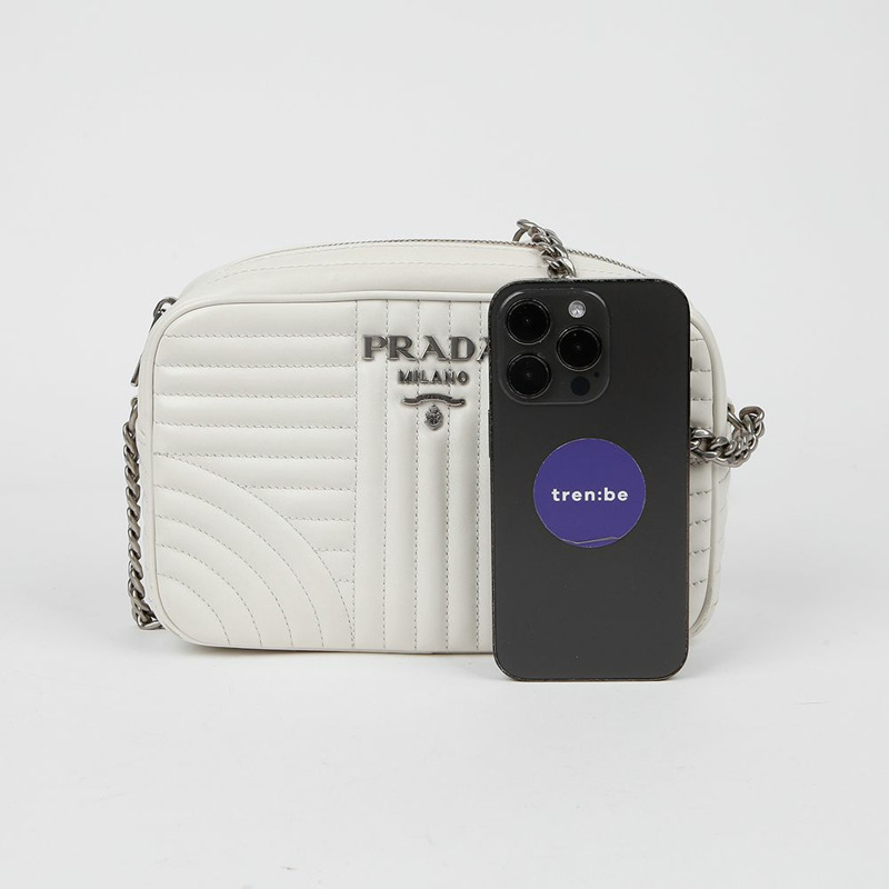 PRADA Diagram 相機肩斜背包 1BH083-9