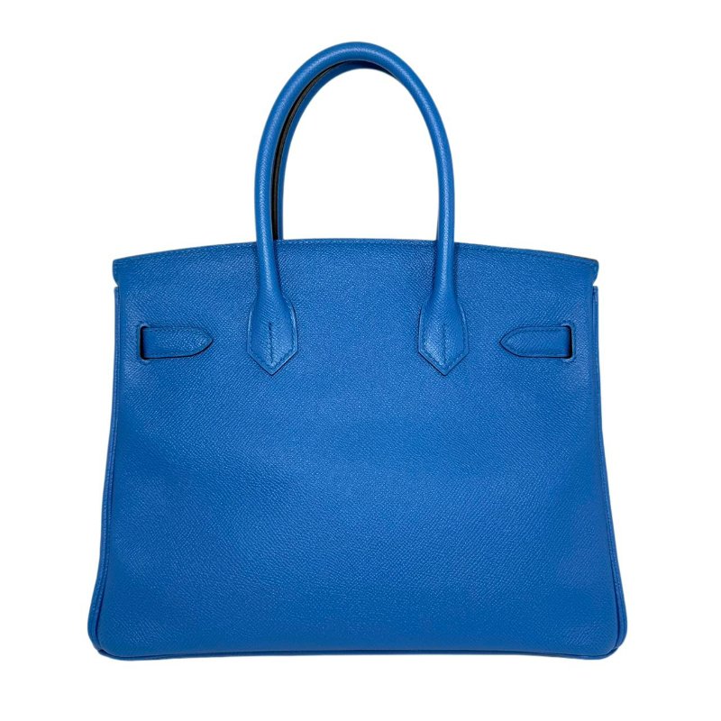 【4111】愛馬仕Hermès Birkin 30  (坦桑尼亞藍) EP皮 A刻-1