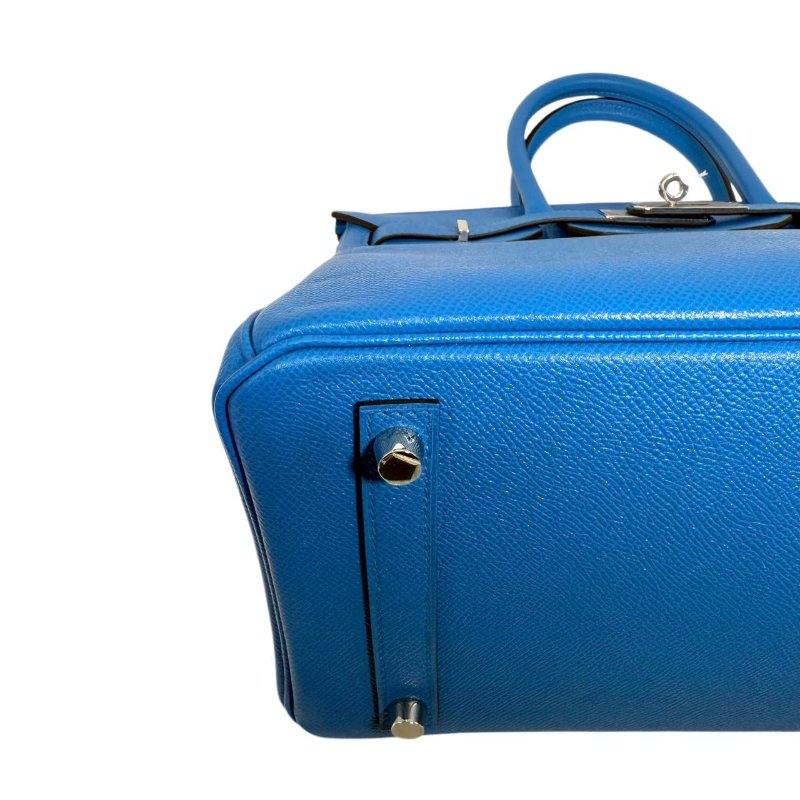 【4111】愛馬仕Hermès Birkin 30  (坦桑尼亞藍) EP皮 A刻-5