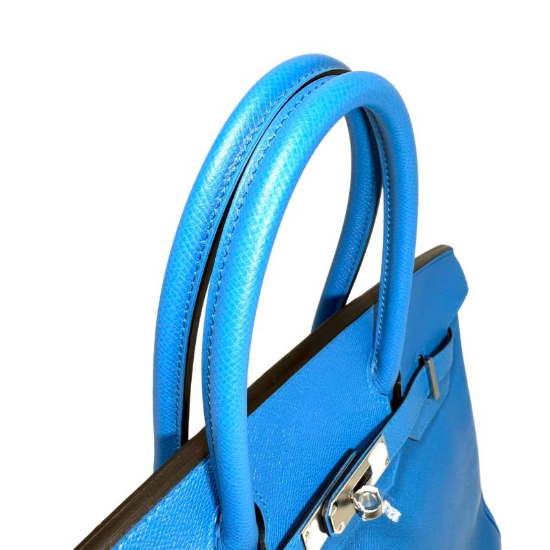【4111】愛馬仕Hermès Birkin 30  (坦桑尼亞藍) EP皮 A刻-12