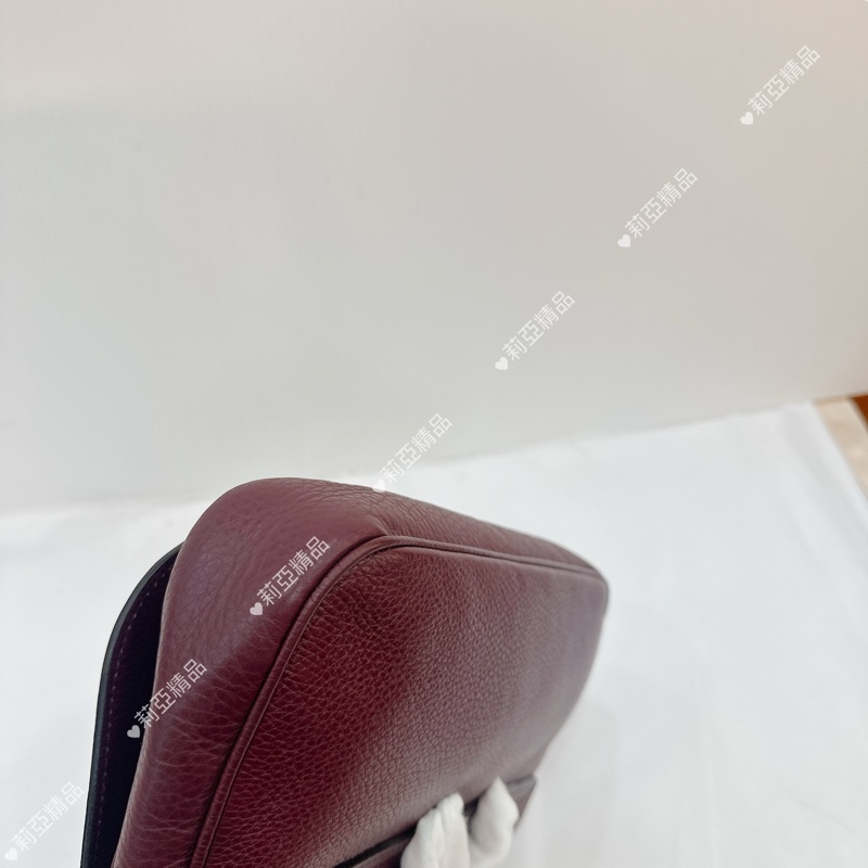 莉亞精品♡Gucci soho流蘇包 暗紫色 二手美包-11