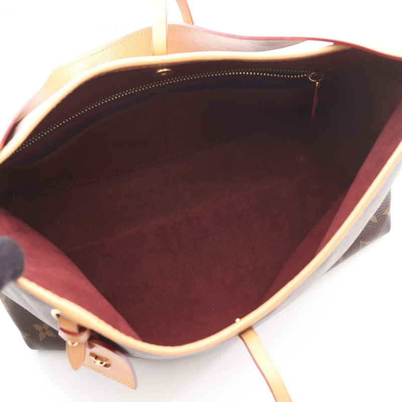 Louis Vuitton Carryall NM PM 單肩包,塗佈帆布和皮革,字母組合,女款,棕色,M46203-2