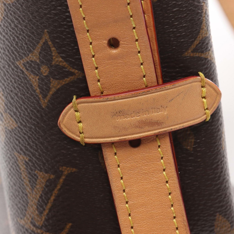 Louis Vuitton Carryall NM PM 單肩包,塗佈帆布和皮革,字母組合,女款,棕色,M46203-7