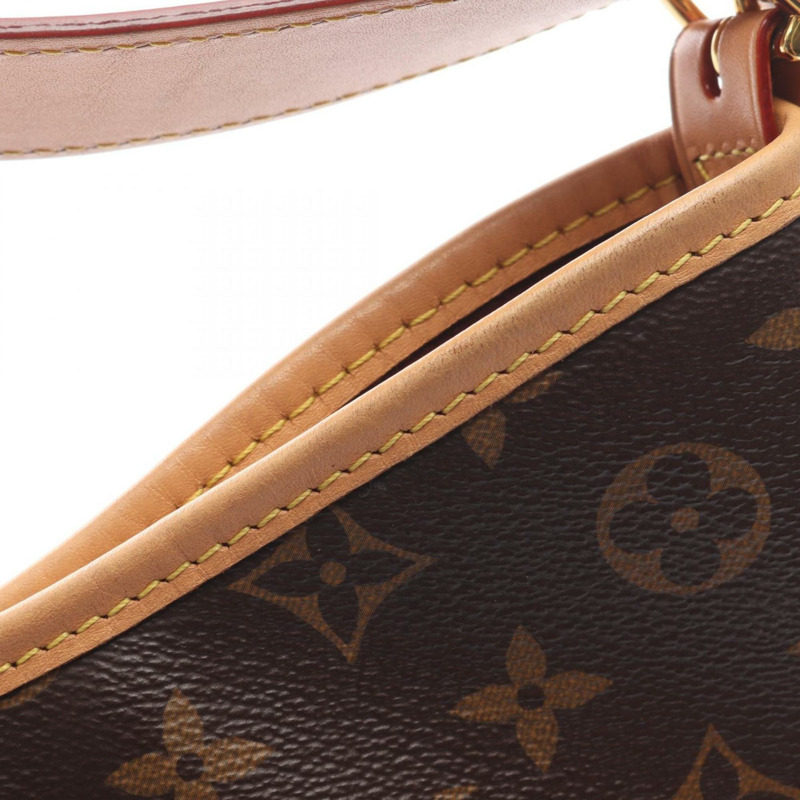 Louis Vuitton Carryall NM PM 單肩包,塗佈帆布和皮革,字母組合,女款,棕色,M46203-10