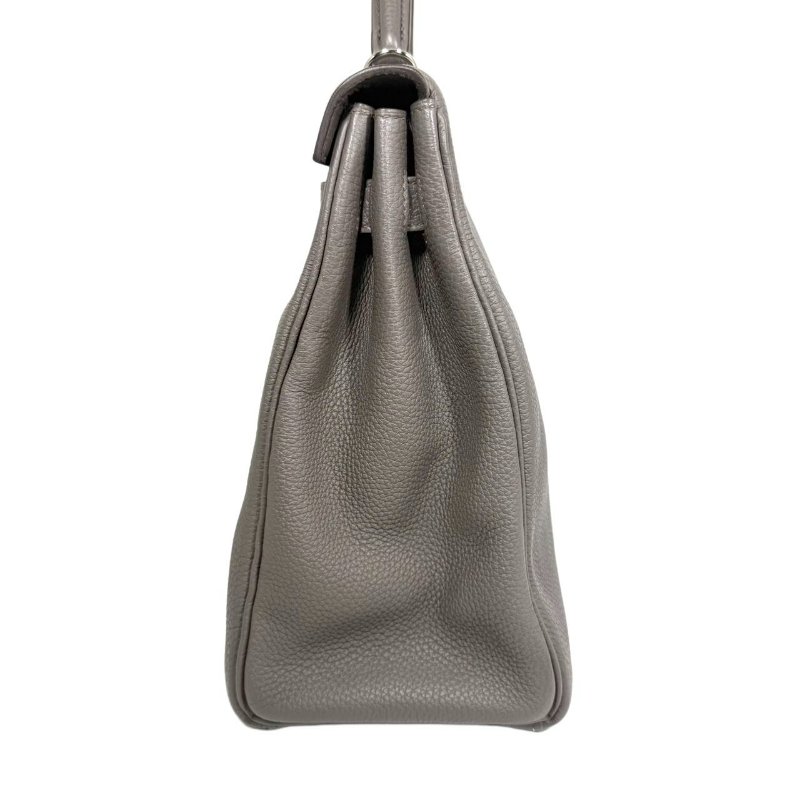 [4254］ Hermès Kelly 32 (錫器灰）Togo皮 D刻-2