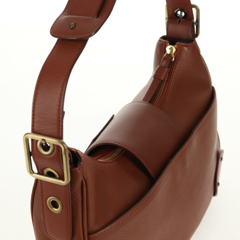 【日本直送】Chloe 肩背包 皮革 棕金色 正品 am9426V-5