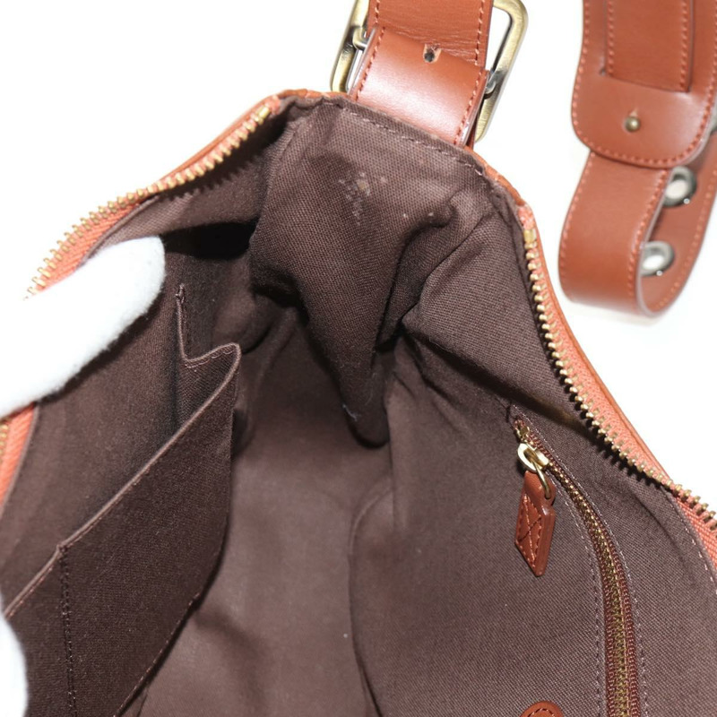 【日本直送】Chloe 肩背包 皮革 棕金色 正品 am9426V-20