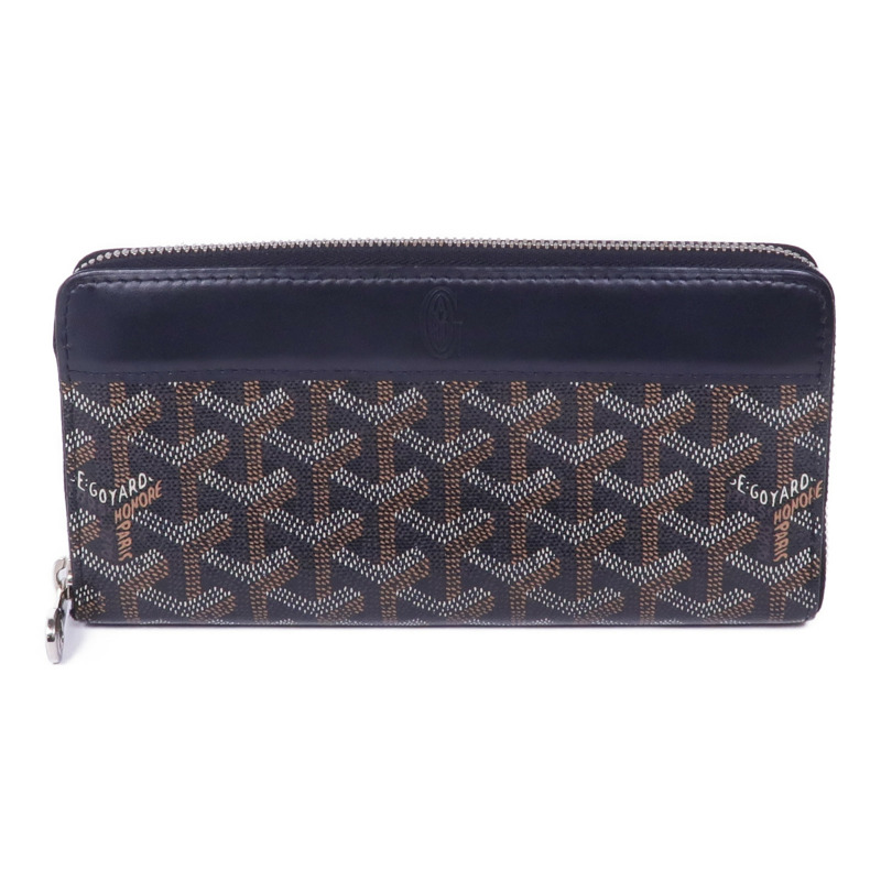 GOYARD 塗層帆布Long Wallet銀扣長錢包-0