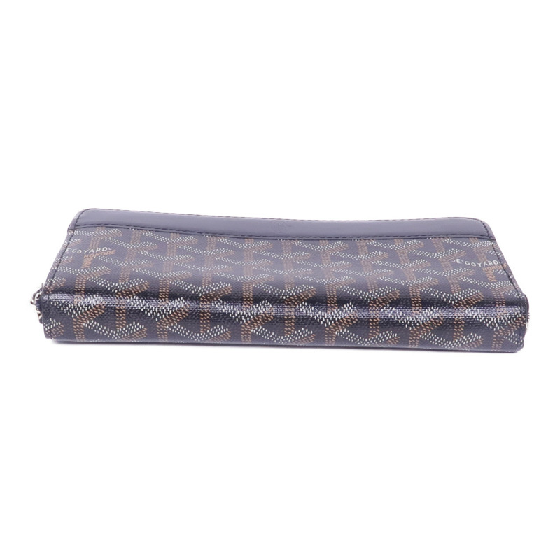 GOYARD 塗層帆布Long Wallet銀扣長錢包-5
